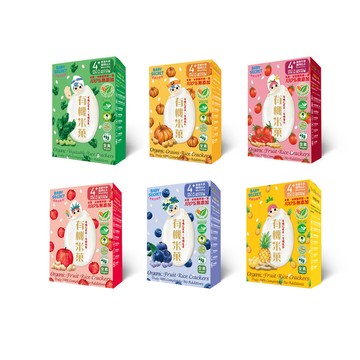 BABY SECRET 有機米菓盒裝x6(口味任選)