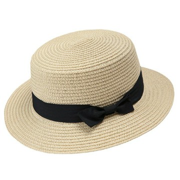 【巴黎精品】現貨+預購 渡假大草帽遮陽帽編織草帽編織帽-英倫復古平頂小禮帽女帽子10色a1jg58