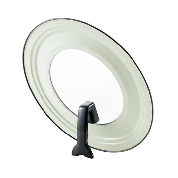 YOSHIKAWA 吉川 日本進口可立式強化玻璃鐵製鍋蓋 (26~30CM)  1個