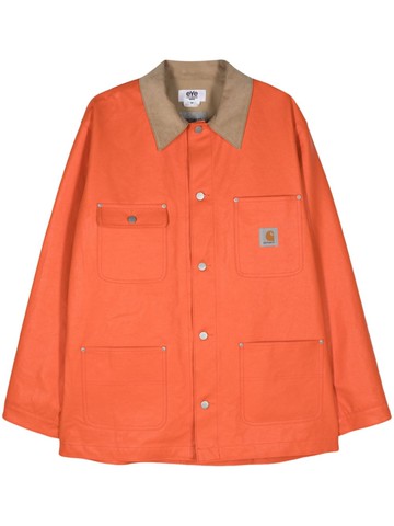 Junya Watanabe MAN - x Carhartt coated-canvas jacket - men - Cotton/Polyurethane Resin/Polyester - S - Green