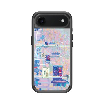 iPhone Air Mod NX -邊框背蓋組合 (相機按鈕) 黑 - Jop Dong Sa Ni - 春霧之城