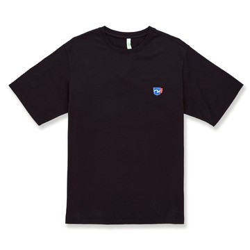 5th STREET｜男裝｜胸前LOGO繡花短袖T恤｜黑色