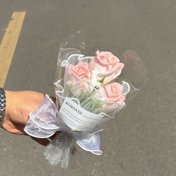 ✨桃園出貨✨成品玫瑰小花束送女友男友閨蜜媽媽老師畢業禮物七夕生日仿真花束