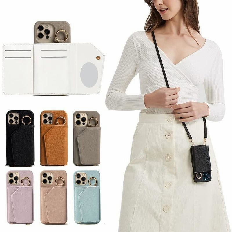 LIISEA iphone13 mini スマホケース ショルダー タイプ 携帯ケース 背面手帳型 アイフォン 13 ミニ 背面カード収納 通販 LINEポイント最大0.5%GET LINEショッピング iPhone13 ケース 手帳型 カード ショルダー