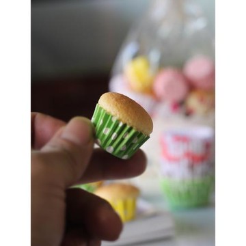 烘焙加厚淋膜48連用特小號一口迷你蛋糕托硬杯不用模具耐高溫紙杯