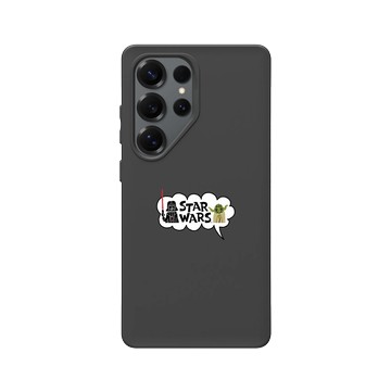 Galaxy S25 Ultra SolidSuit 黑 - 迪士尼-星際大戰 Star Wars - 黑武士&尤達-剪紙系列