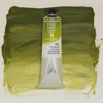 SENNELIER 申內利爾 Rive里夫專家級油畫顏料 一般色 金綠 N130312.851  40ml  1色