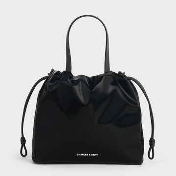 Bethel 金銀絲抽繩手提包