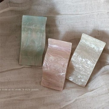 琉光醋酸長方大號抓夾盤發鴨嘴夾高級感馬尾發夾氣質盤發發卡夾子