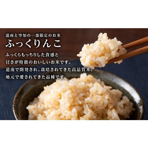 ふるさと納税 北海道 知内町  ★定期便★金賞農家★が作る「ふっくりんこ（玄米）」5kg×6回《杉本農園》