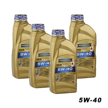 RAVENOL 5W40 HCS SN 1L 全合成長效機油-套餐四入組