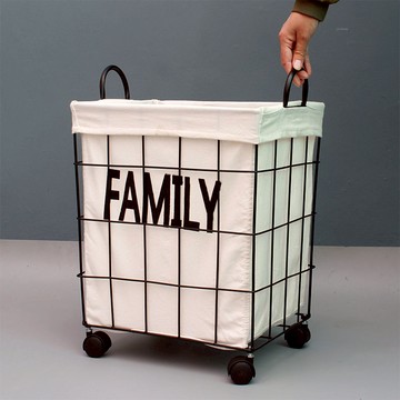 免運 髒衣收納籃髒衣簍 北歐臟衣服收納筐輕奢臟衣籃家用臟衣筐帶蓋服裝店臟衣簍ins風