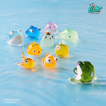 ✨臺灣出貨✨海洋動物盲袋迷你仿真擺件微縮模型動物場景學生盲袋獨立玩具禮物