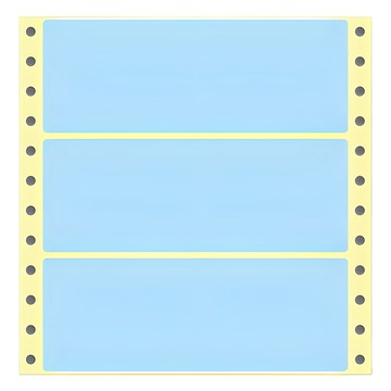 華麗牌 電腦列印標籤 單排 WL-5014B 藍色  48 x 130mm  450張  1盒