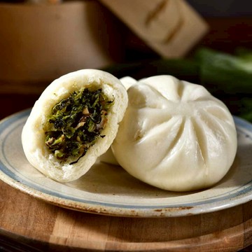 【良品開飯】青江鮮菜包6入 (包子 饅頭 早餐 宵夜 點心 團購)