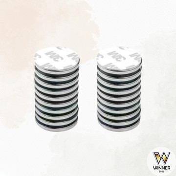 3M背膠強力磁鐵貼-圓形10~18mm【Winner】強力磁鐵 背膠強磁 磁鐵 磁扣 磁塊 磁鐵片 磁貼 磁鐵貼