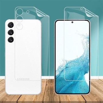 適用于三星Galaxy S25 S24 S23 S22前后背S21水凝軟膜S20+磨砂Ultra防指紋Plus全屏FE邊框Edge防偷窺保護貼膜