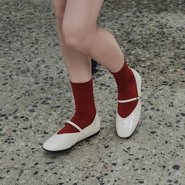 PRE-ORDER 韓國人手製 MACMOC Melony 平底鞋 Cream