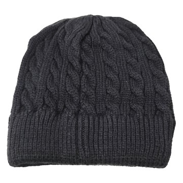 HUDSON BABY 親子款毛帽 成人  100%亞克力纖維  黑色  1個  18x17cm