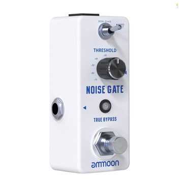 Yohi ammoon 降噪吉他效果踏板 2 種模式 (硬 / 軟) 全金屬外殼真正的旁路低音電吉他