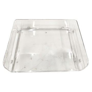 可疊加文件收納盒 尺寸32.5x25x7.5cm PET材質  透明  1