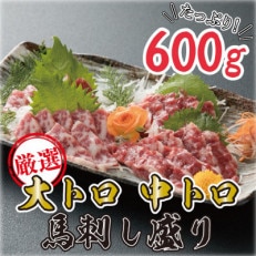 大トロ・中トロ馬刺し600g(あさぎり町返礼品)