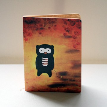 大筆記本 ∣ 可愛浣熊