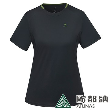 女款POLARTEC POWER STRETCH透氣排汗短袖T恤(A1TS2302W黑/抗臭/透氣/輕量)
