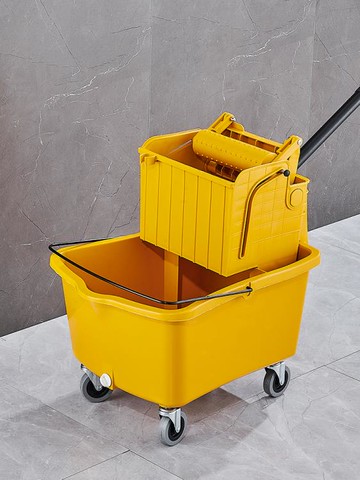 榨水車拖把拖地商用酒店保潔專用墩布拖布壓水柞水車拖地桶拖把桶