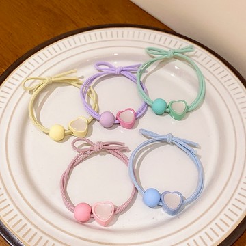 💓台灣現貨💓 多巴胺彩色髮繩 糖果色磨砂髮圈 簡約百搭髮圈 女童髮圈 A01