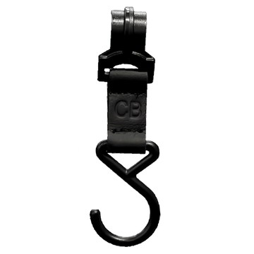 Campingbar 皮製掛鉤 露營收納掛勾 戶外用品配件 黑色皮革質感 台灣現貨  1入