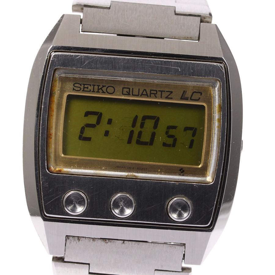 ☆内箱・保証書付き【SEIKO】セイコー QUARTZ LC デジタル 0614-5010