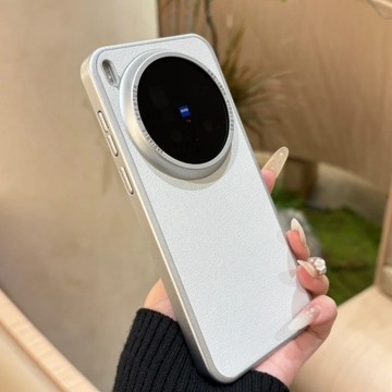 毛麻布紋 內置磁吸 無線充電 商務風 輕奢磨砂硬殼 適用於VIVOX300 X300Pro防摔手機殼