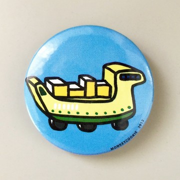 磁鐵 交通工具 香蕉軌道運送車 | MonkeyCookie