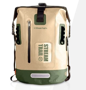 日本 《StreamTrail》DRY TANK 25L TWO TONE 雙肩背包 D2-雙色版(野戰沙/綠)