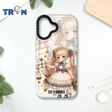 TRON IPHONE 16 日系可愛小女孩星座系列 防摔 MAGSAFE 磁吸 太空載具殼 透白 手機殼