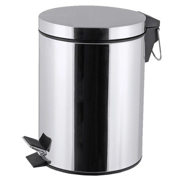 AOTTO 創意傢俱 20L 踩踏式不銹鋼垃圾桶  型號SD-011  29 x 45cm  銀色