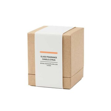 MUJI 附杯芬香蠟燭.柑橘香味/200g