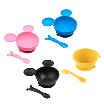 Bumkins 寶寶白金矽膠餐碗組-迪士尼系列(多款可選)