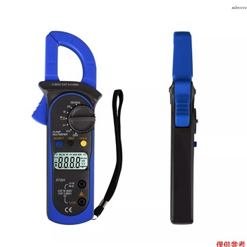 ANENG ST201 藍色  鉗表 布袋包裝  不帶電池出貨