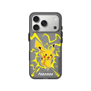 RHINOSHIELD iPhone 18 Pro / 18 Pro Max Clear 抗黃化透明防摔手機殼｜寶可夢-戰鬥系列-皮卡丘