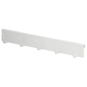 日本【YAMAZAKI】tower可掛式五格掛勾(白)