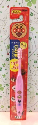 【震撼精品百貨】麵包超人_Anpanman~麵包超人兒童用牙刷-粉(1.5Y~5Y適用)#01713