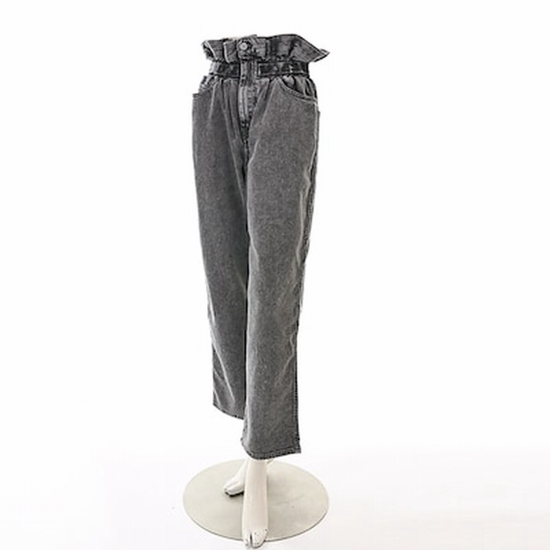 ジョグジーンズ パンツ レディース ヴィンテージウォッシュ加工 ウエストゴムしぼり スウェットデニム Alley Ne Die L P B8 059 通販 Lineポイント最大1 0 Get Lineショッピング