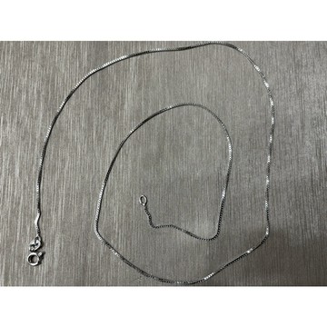 遇見～925意大利銀鍊 075盒子鏈 45cm/50cm/55cm925純銀鍊 925銀鍊 盒子鍊45cm