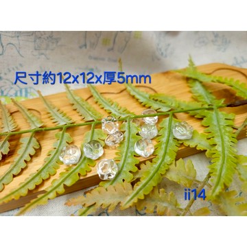 白水晶貓掌貓爪 水晶木頭串珠配件ii14
