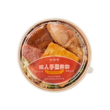 [家速配]熟好味x職人手作便當_幸福海陸雙拼便當※配菜以賣場實際商品為主