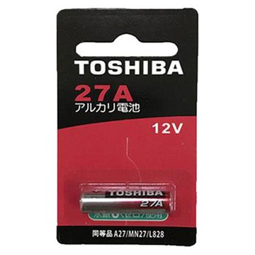 東芝TOSHIBA12V電池/27A/1入/卡