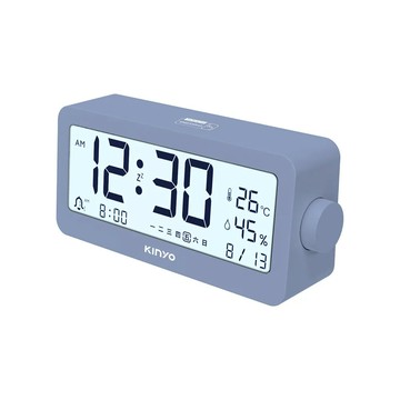 【史代新文具】KINYO TD-539 文青極簡旋鈕式電子鐘