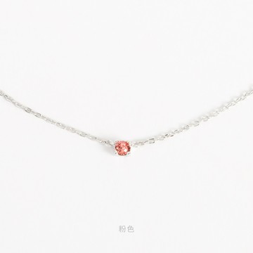 [採用施華洛世奇水晶/純銀] 浪漫際遇鎖骨鍊 / 12色 / Crystals from Swarovski / Romantic Encounter Necklace